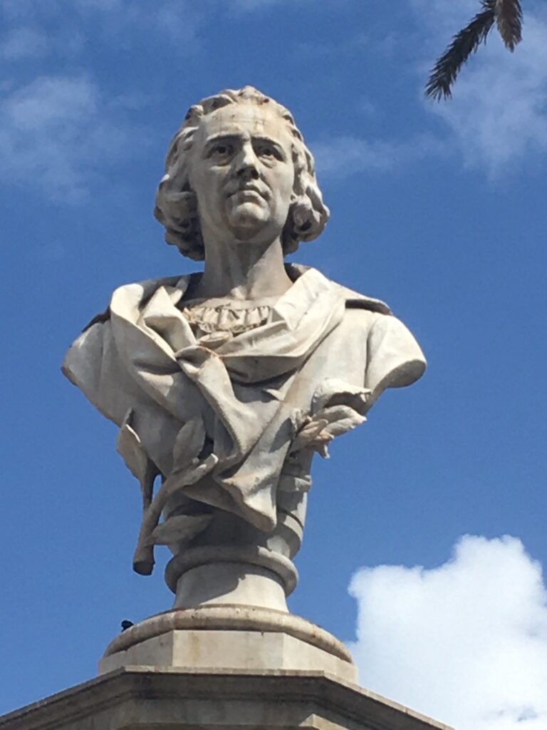 Cristóbal Colón en Las Palmas de Gran Canaria.