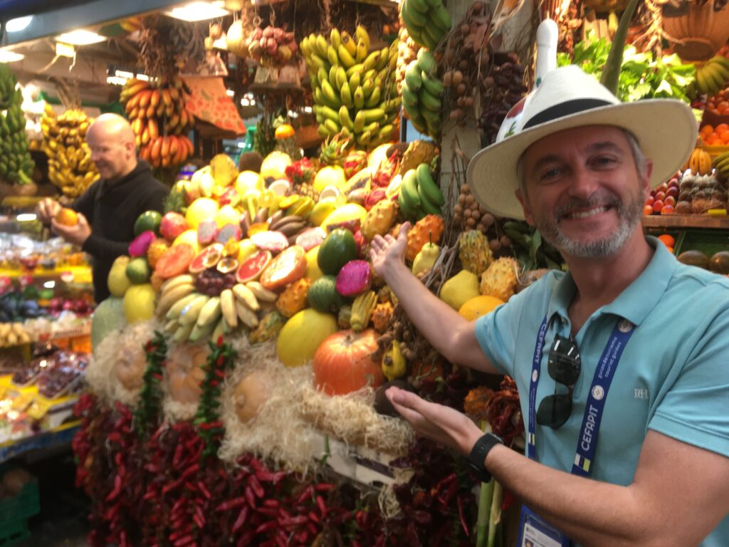 Las Palmas market with its amazing tropical fruits